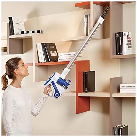 FORZASPIRA SLIM Scopa Ricaricabile 2in1 Senza Sacco Colore Bianco / Blu - Foto 6