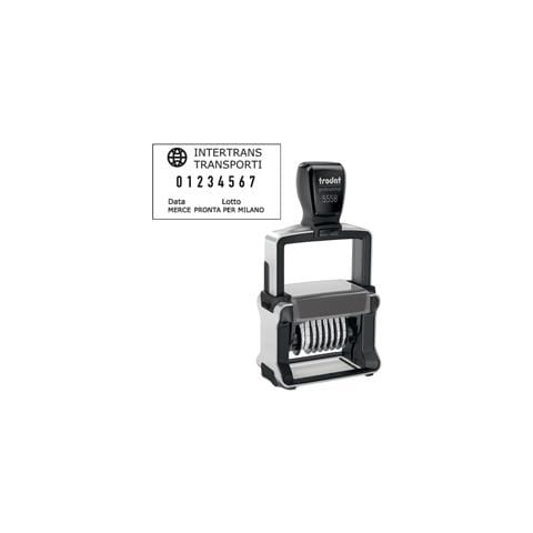 Timbro Professional 4.0 5558 / pl Numeratore 8 Colonne 5mm Autoinch. - Foto 1