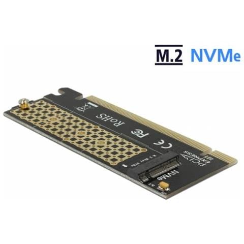 Pci Express X16 Card To 1 X Nvme M. 2 Key M - Speicher-controller - 1 Sender / kanal - M. 2 Card - Pcie 3.0 X16 - Foto 3