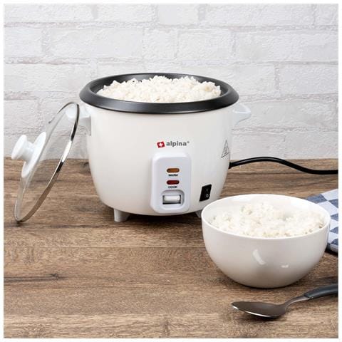 Cuociriso Elettrico 300W Vaporiera Cuoci Riso Risottiera a Vapore 0,6L - Foto 2
