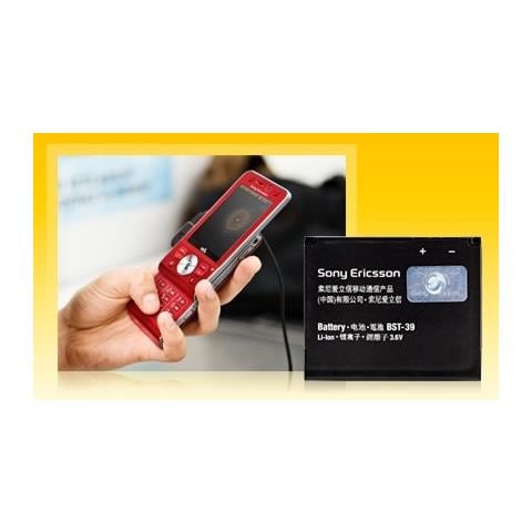 Standard Battery BST-39, Polimeri di litio (LiPo) , Nero, Ericsson phones T707 W508 W910i Z555i, 19g, 40 x 48 x 5 mm - Foto 2