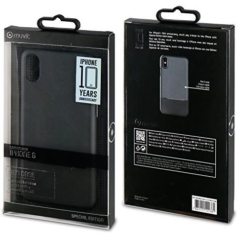 mubkc0957 - Doppio Copertura pala Edizione Speciale di di Apple per iPhone e x Unità di Elaborazione, Colore Nero - Foto 2