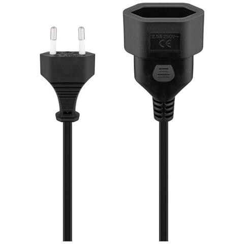 Prolunga Euro Plug, 5 M, Nero14872 - Foto 1