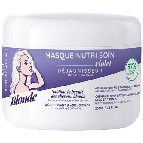 Biondo Maschera Nutriente Nutriente E Ammorbidente Violetta Antigiallo - Foto 1