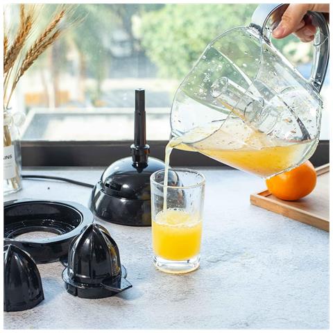 Spremiagrumi Elettrico con Capacità 1 Litro Potenza 40 W Colore Nero - Foto 3