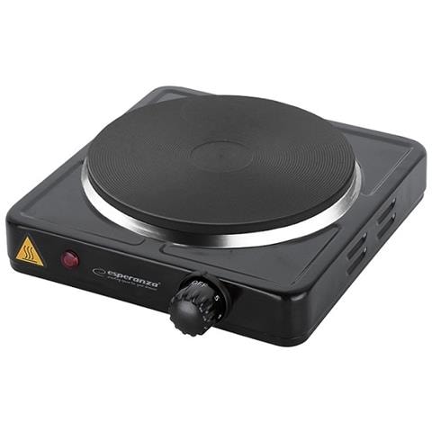 EKH002K piano cottura Nero Superficie piana Piastra sigillata 1 Fornello (i) - Foto 1