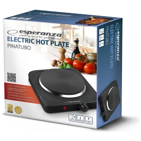 EKH002K piano cottura Nero Superficie piana Piastra sigillata 1 Fornello (i) - Foto 2