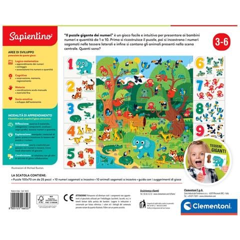 Sapientino Puzzle Gigante Dei Numeri Gioco Educativo - Foto 2