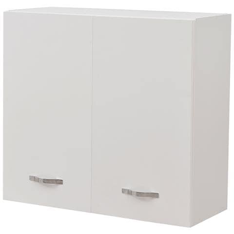 Pensile Da Cucina Armadio Sospeso Da Parete Con Doppia Anta Colore Bianco - Foto 1