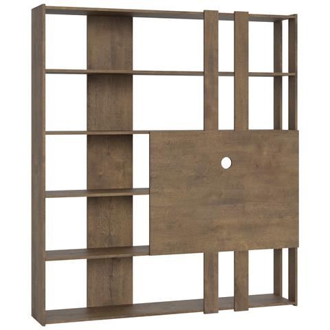 Libreria A Giorno Kato M Con Pannello Porta Tv Noce - Foto 5