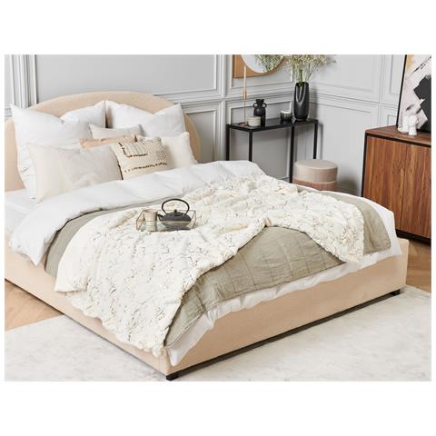 Coperta Godavari 150 X 200 Cm Beige Chiaro - Foto 1