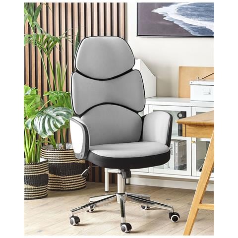 Sedia Da Ufficio Splendid Grigio Chiaro - Foto 8