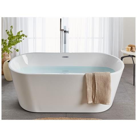 Vasca Da Bagno Freestanding Havana 170 X 73 Cm Bianco - Foto 1