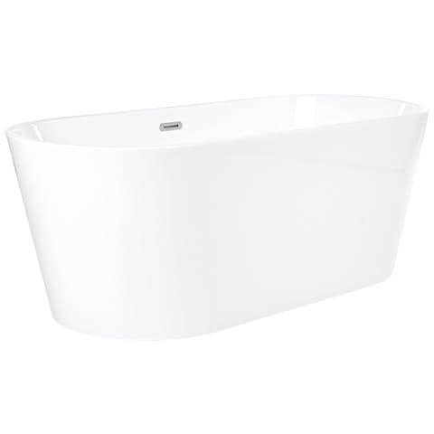 Vasca Da Bagno Freestanding Havana 170 X 73 Cm Bianco - Foto 8