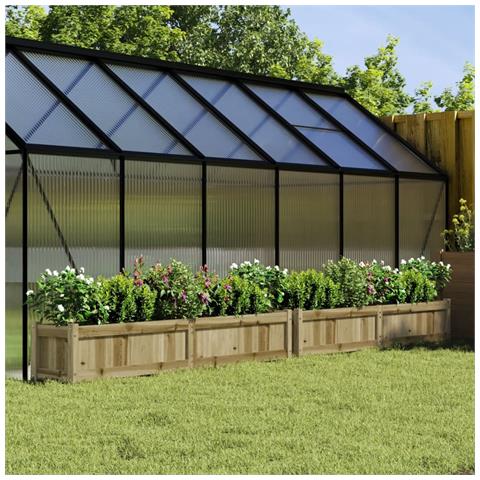 Fioriere Da Giardino 2 Pz In Legno Di Pino Impregnato - Foto 1