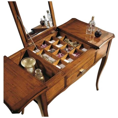 Consolle Toilette Da Trucco Legno Bassano 89x49x78 - Foto 1