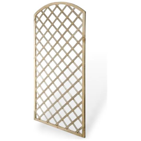 Pannello Grigliato In Legno Di Pino Impregnato Modello Arco 90 X 180 Forest - Foto 4