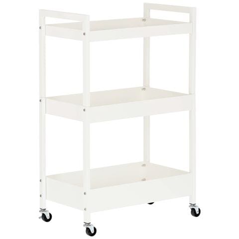 Carrello Da Parrucchiere Estetista Tavolino Su Rotelle Per La Tintura St013wh Carrello Con Ripiani - Foto 2