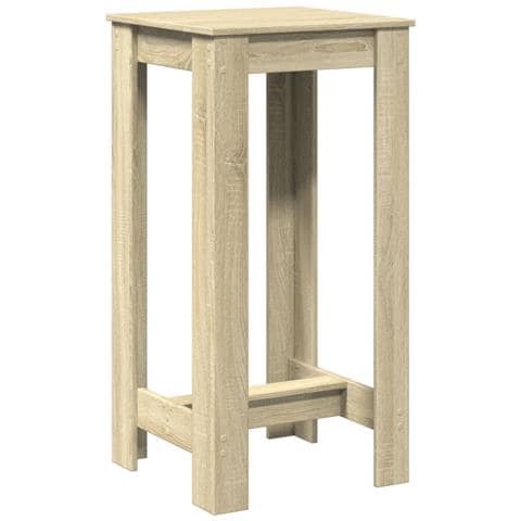 Tavolo Da Bar Rovere Sonoma 51x50x103,5 Cm In Legno Multistrato - Foto 2