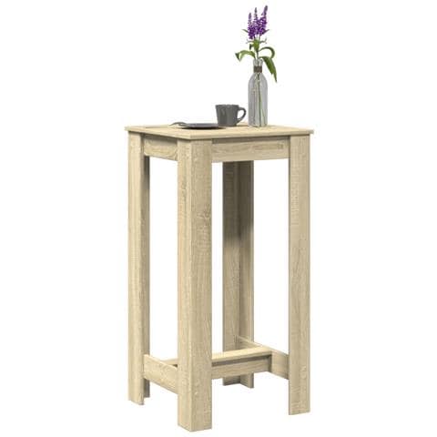 Tavolo Da Bar Rovere Sonoma 51x50x103,5 Cm In Legno Multistrato - Foto 1