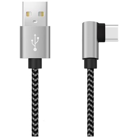 Cavo Usb A Maschio 2.0 / Usb-c Maschio Angolato 3a 1 M Alluminio - Foto 1