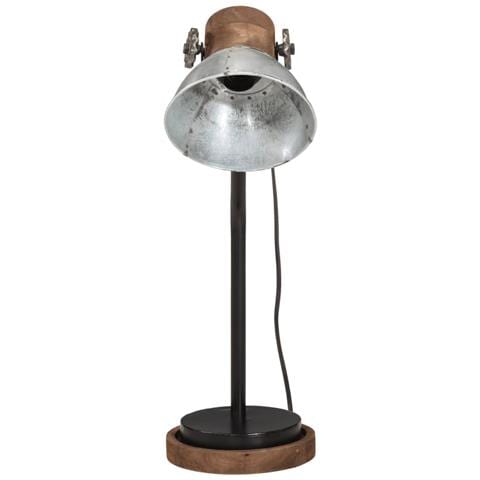 Lampada Da Scrivania 25 W Argento Vintage 18x18x60 Cm E27 - Foto 3
