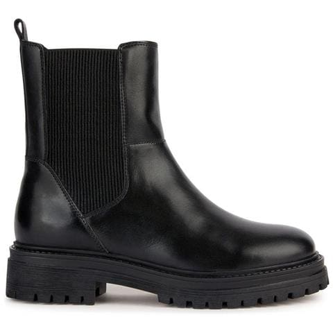 Iridea Booties Black Stivaletti Pelle Di Mucca Scarpe Donna Nero Eu 38, D36hrg 043nh C9999 - Foto 1