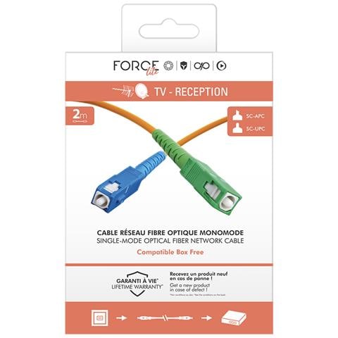 Cavo In Fibra Ottica Sc/apc Maschio/maschio Libero Monomodale 2m, Blu - Foto 4