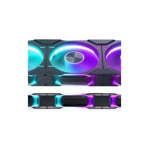 D30-120 Case per computer Ventilatore 12 cm Nero 3 pz - Foto 4