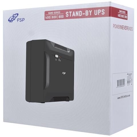 Nano 600 gruppo di continuità (UPS) Standby (Offline) 0,6 kVA 360 W 2 presa (e) AC - Foto 2