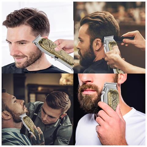 Rasoi Per Capelli E Barba. 6800 Rpm E Batteria Al Litio Da 1500 Mah. - Foto 3