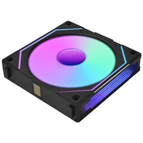 UF-RSLIN120-1B sistema di raffreddamento per computer Case per computer Ventilatore 12 cm Nero 1 pz - Foto 1