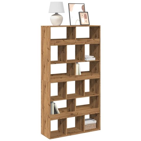 Libreria Rovere Artigianale 100x33x187,5cm In Legno Multistrato - Foto 1