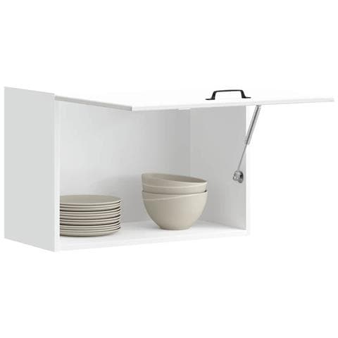 Pensile Da Cucina Lucca Bianco Lucido In Legno Multistrato - Foto 1