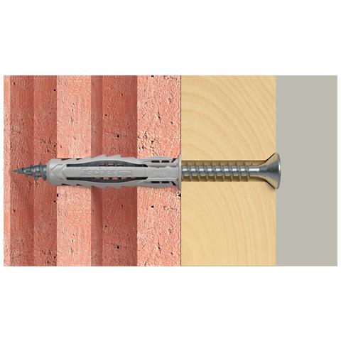 567921 ancoraggio a vite e tassello 200 pz Tassello di espansione 30 mm - Foto 5