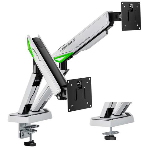 DT38TSR-345 Supporti a parete per TV 96,5 cm (38") Scrivania Nero, Bianco - Foto 1