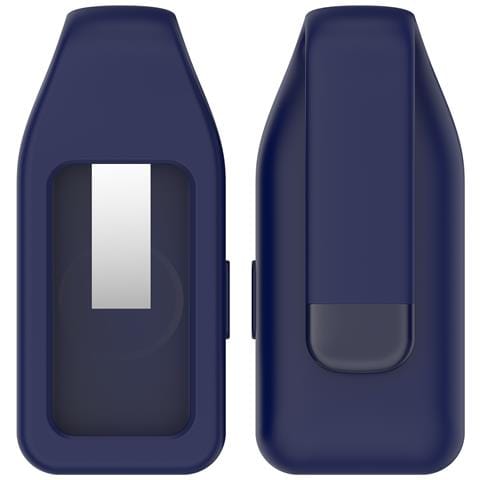 Fibbia Con Clip In Acciaio Per Huawei Band 10/9/8 - Silicone Blue - Foto 6