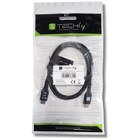 Cavo USB-C M /M E-Mark USB 2.0 240W PD 2m Nero - Foto 4