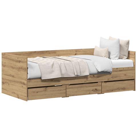 Daybed Rovere Artigianale Legno Ingegnerizzato 90 x 190 cm - Foto 1