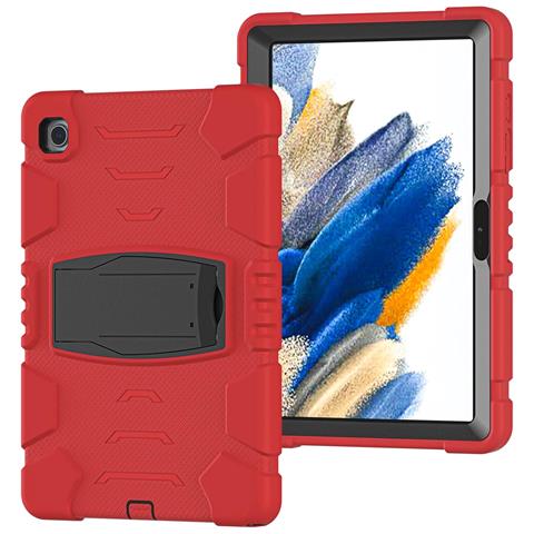 Custodia Per Samsung Galaxy Tab A7 10.5” Armored Con Supporto Rosso - Foto 1