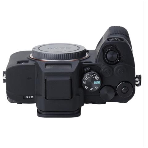 Custodia Protettiva In Silicone Nero Compatibile Con Sony A7r4 - Antiscivolo, Antiurto - Foto 4