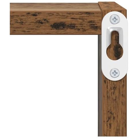 Mensole da Parete 2 pcs Legno vecchio 26 x 15 x 26 cm - Foto 9