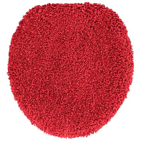 Tappeto da bagno 3 pcs Rosso 50 x 50 cm Polipropilene - Foto 10