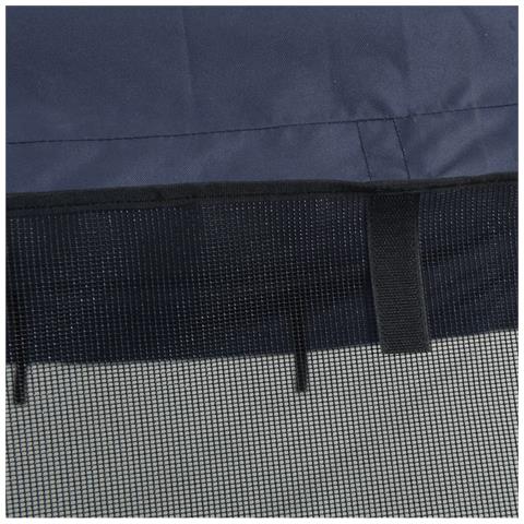 Bimini Prua con Pareti Laterali Rete 4Archi 243x(200-213)x137cm - Foto 9