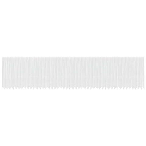 Tende con tende Bianco 1200 x 160 cm Poliestere - Foto 1