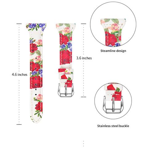 Cinturino In Pelle A Forma Di T Con Vita Sottile Compatibile Con Garmin Venu 3s /huawei Gt4/5/6 41mm / 42mm Multicolor - Foto 2