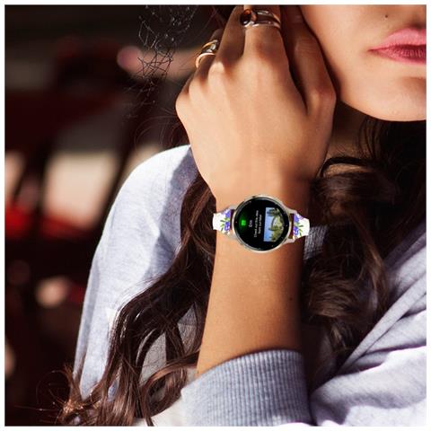 Cinturino In Pelle A Forma Di T Con Vita Sottile Compatibile Con Garmin Venu 3s /huawei Gt4/5/6 41mm / 42mm Multicolor - Foto 5
