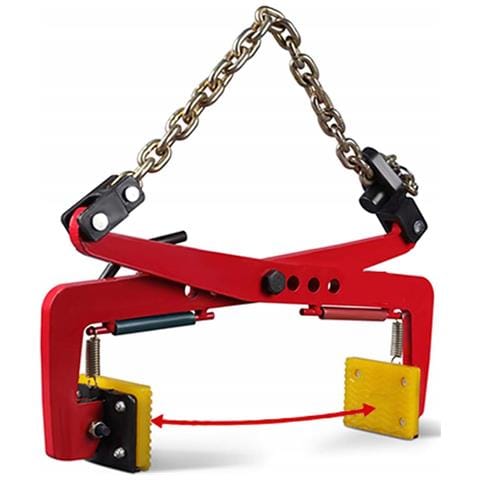 Morsetto Di Sollevamento Per Bordi Liftgrip Proclamp 800 - Portata 800 Kg | Apertura 36-85 Cm | Trasporto Manuale E Meccanico - Foto 6