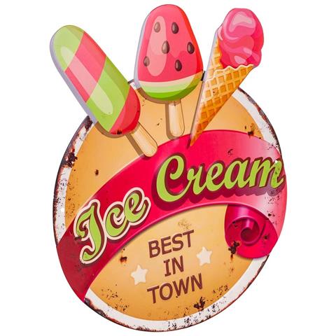 Placca In Metallo Rossa 38x45x1h - Foto 1