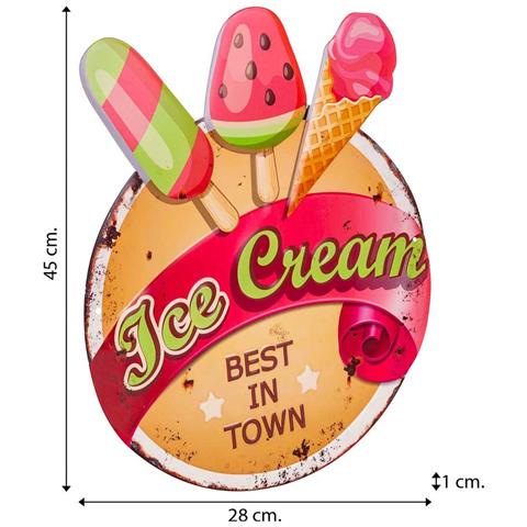 Placca In Metallo Rossa 38x45x1h - Foto 7